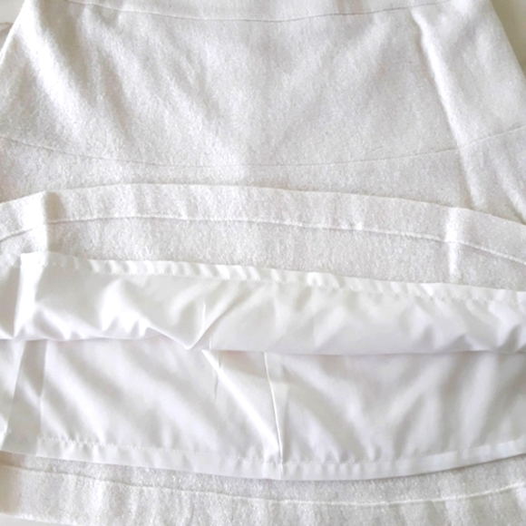 ANN TAYLOR WINTER WHITE WOOL BLEND A-LINE SKIRT SZ 12 - Picture 7 of 9